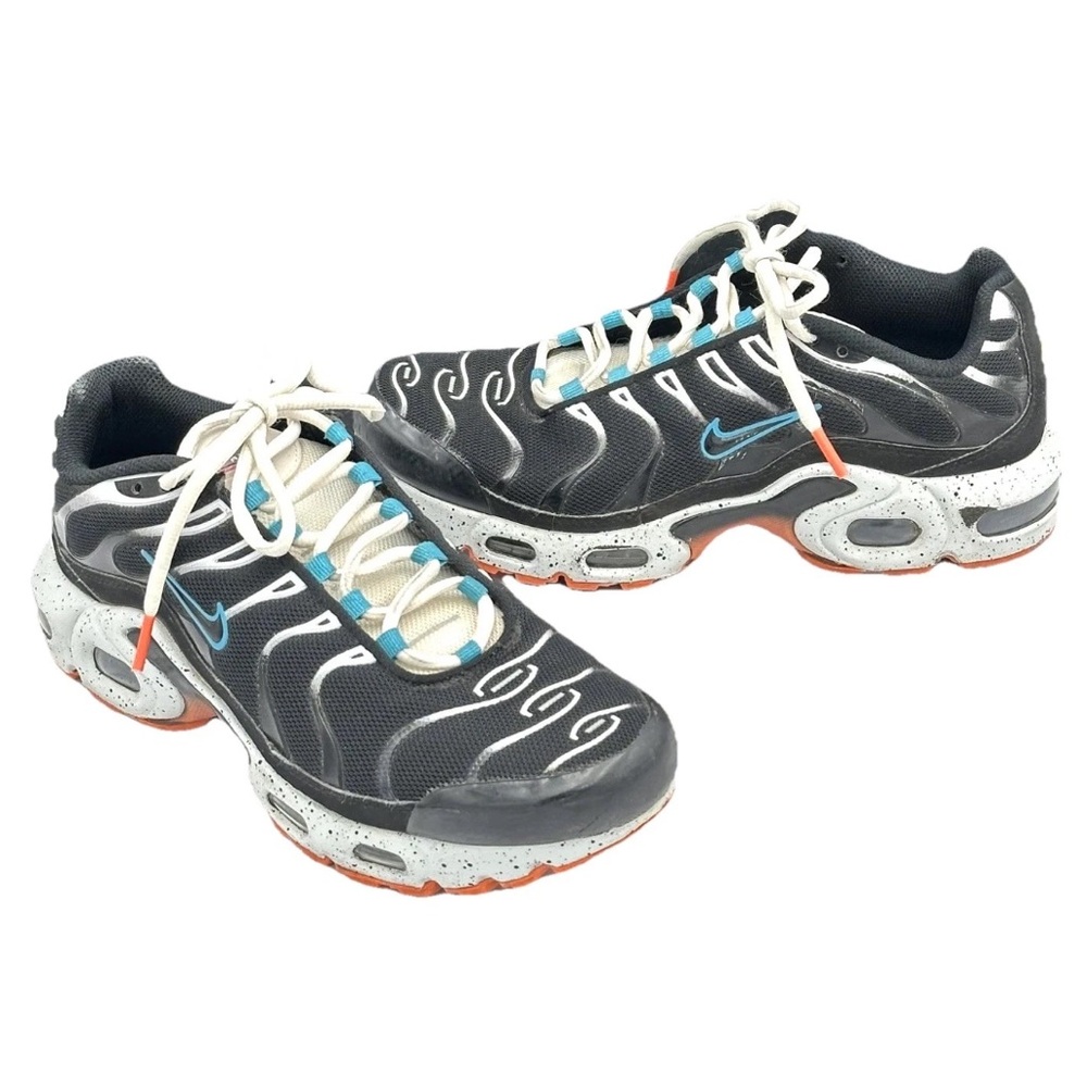 Nike Air Max Plus 3 Shoes Youth Size 6.5Y Black Teal Orange Sneakers CD0609-014